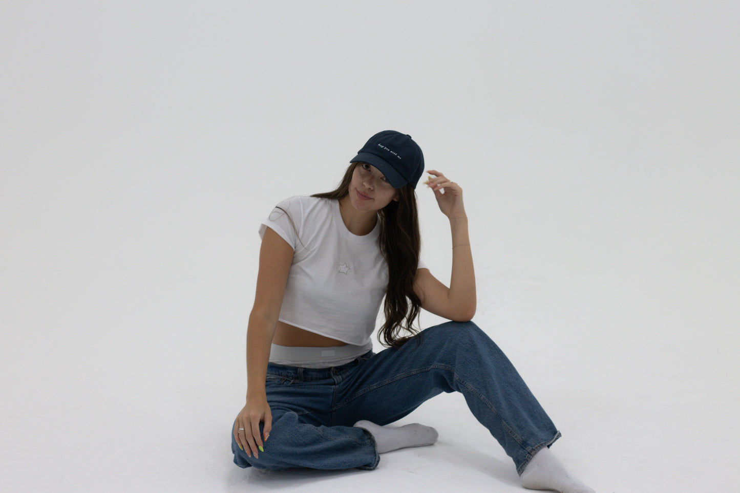 Scribble Signature Dad Cap