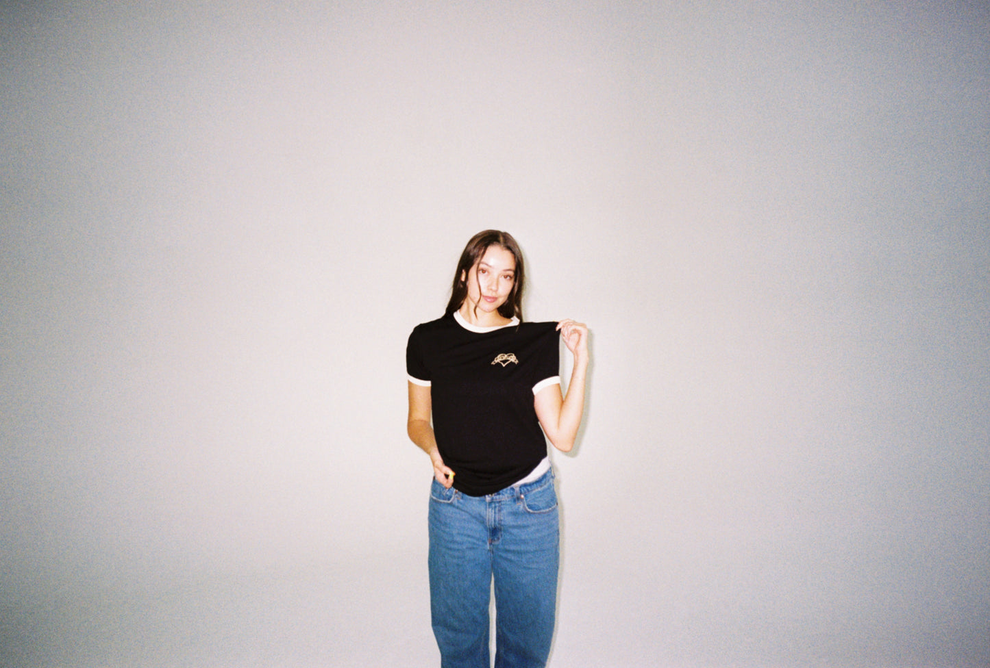 Banner Ringer Tee Inverted