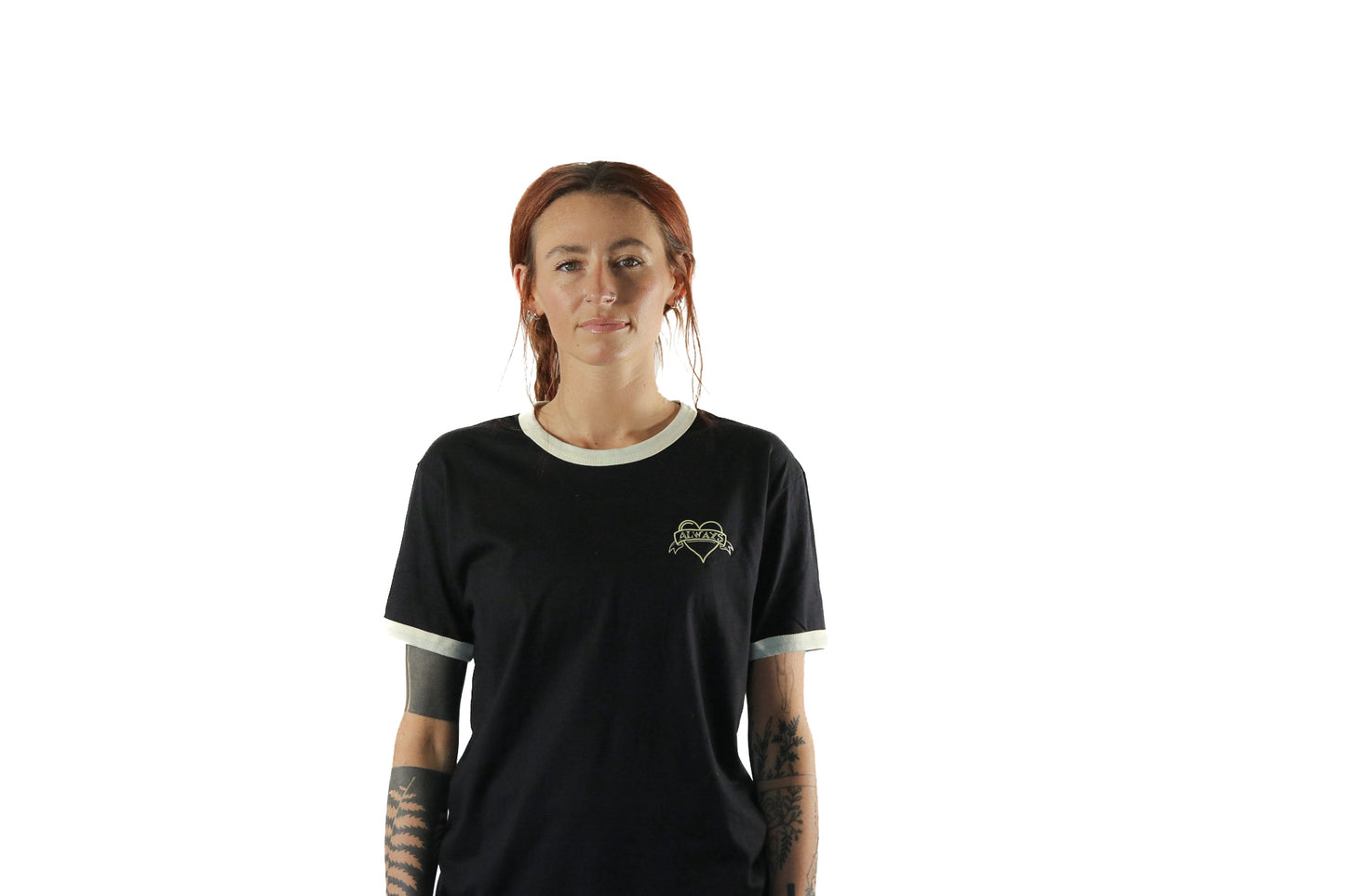 Banner Ringer Tee Inverted