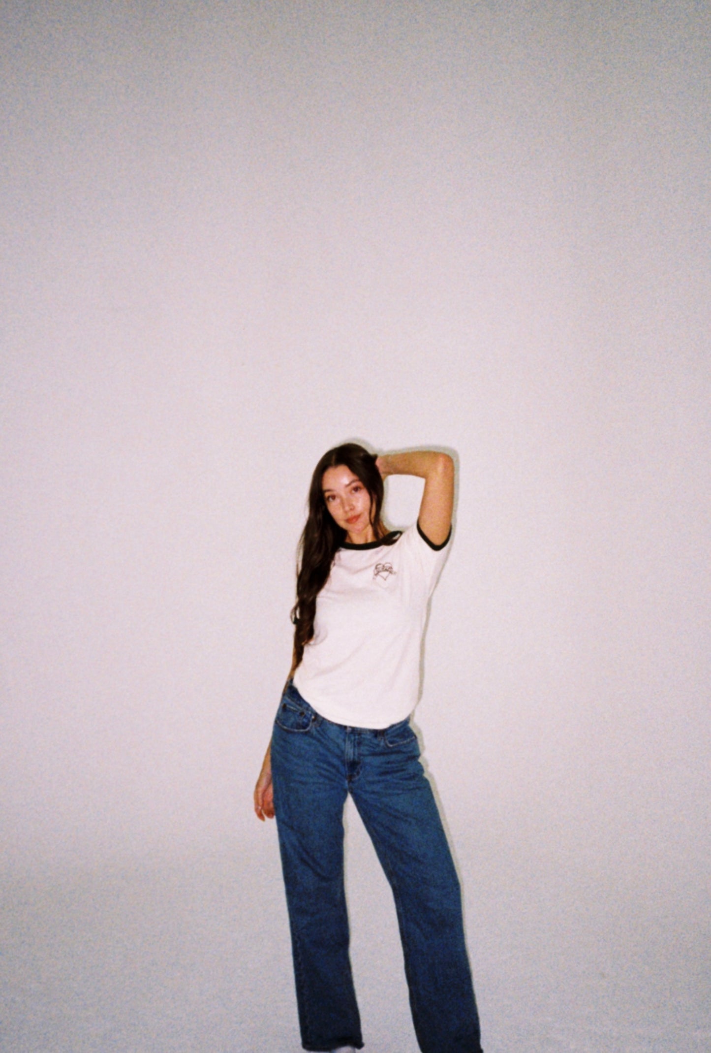 Banner Ringer Tee Bone