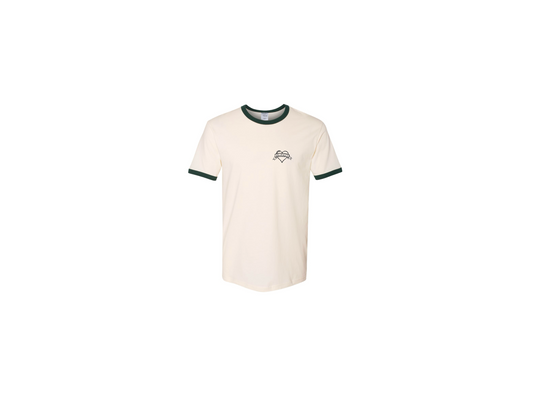 Banner Ringer Tee Bone