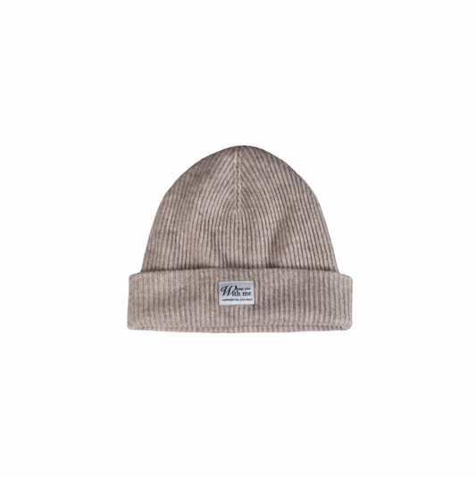 CASHMERE MERINO WOOL BEANIE OAT