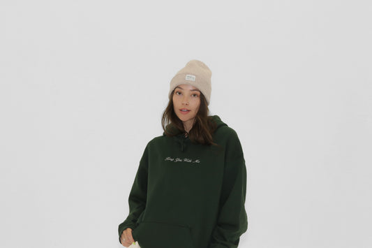 Cashmere Merino Wool Beanie Oat